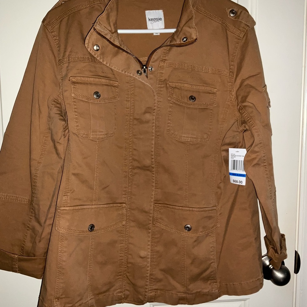 Tan Cargo Jacket NWT